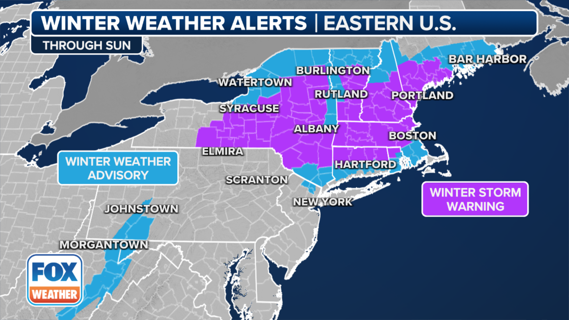 Nor'easter prompts winter storm alerts for millions along East Coast